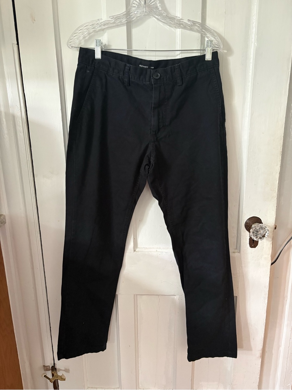 Old Navy Men's Navy Chino Pants - Slim Fit